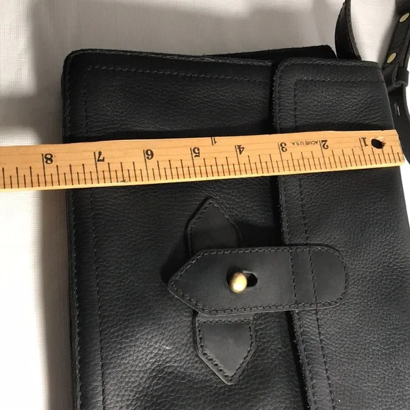 Madewell The Sketchbook Black Leather Bag Clutch Combo Purse - Picture 8 of 8